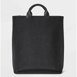 A New Day Modern Backpack – Sleek Black Minimalist Design